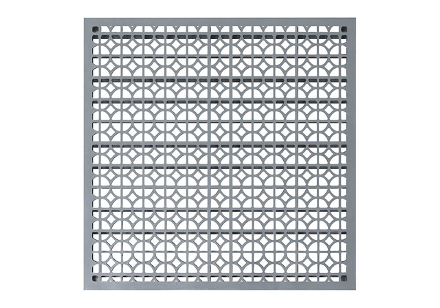 Panneau perforé en aluminium à taux d'ouverture de 55 %